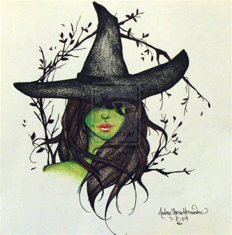 Wicked Witch Drawing
