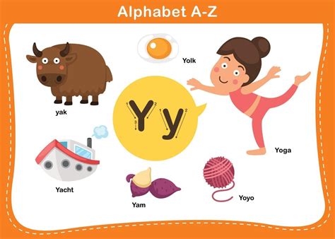 Wing Illustration On Y Alphabet