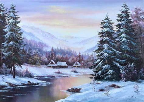 Winter Oil Paintings