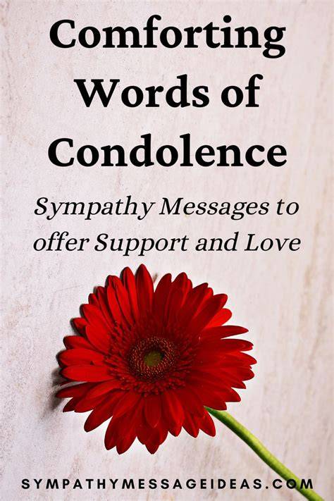 Words Of Condolences