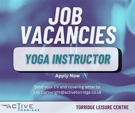Yoga Instructor Vacancies