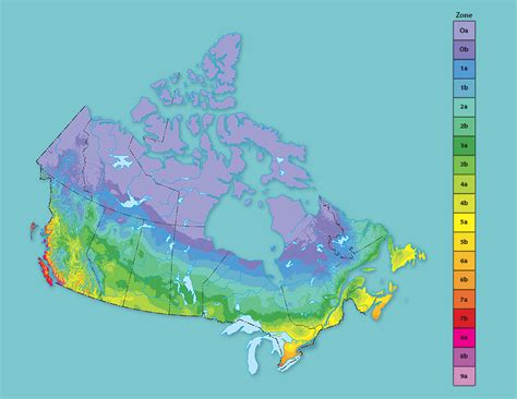 Zone Map Of Canada